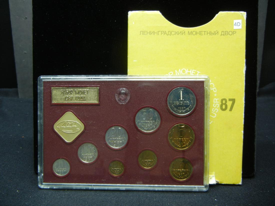 1987 russia Proof Set.  Leningrad Mint (1 of 3)