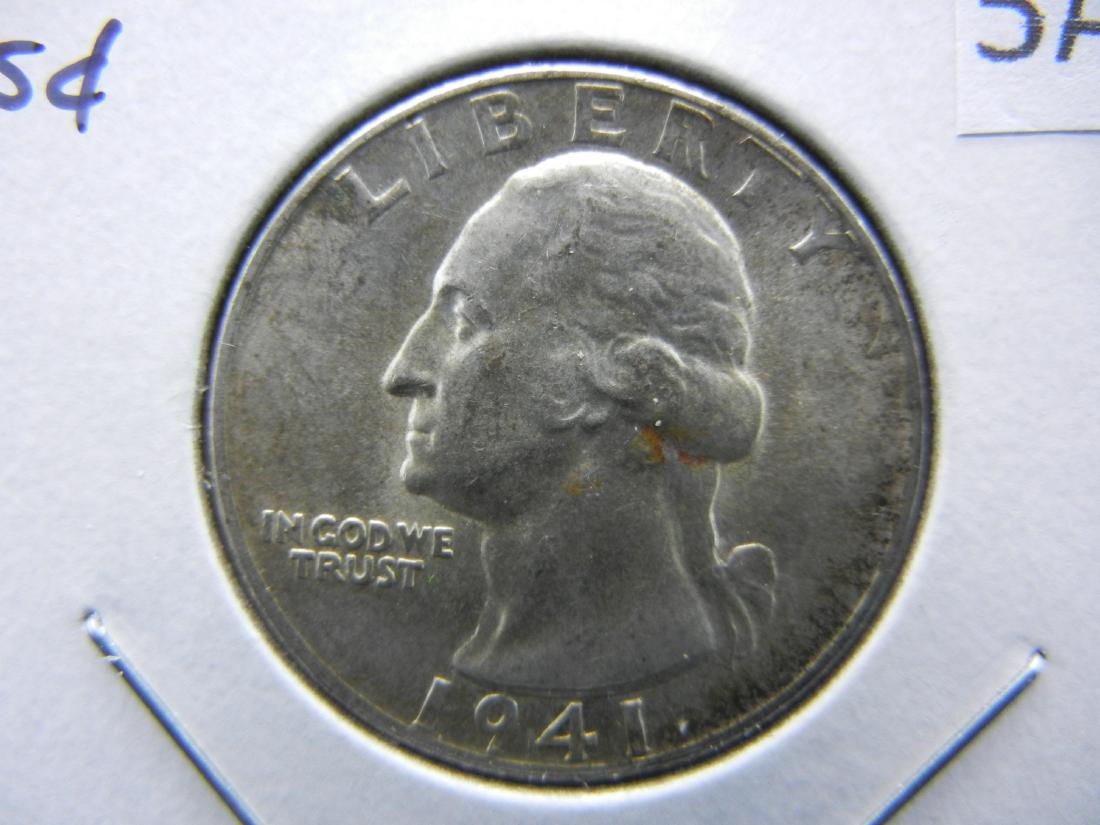 1941-D Washington Quarter.  UNC. (1 of 3)
