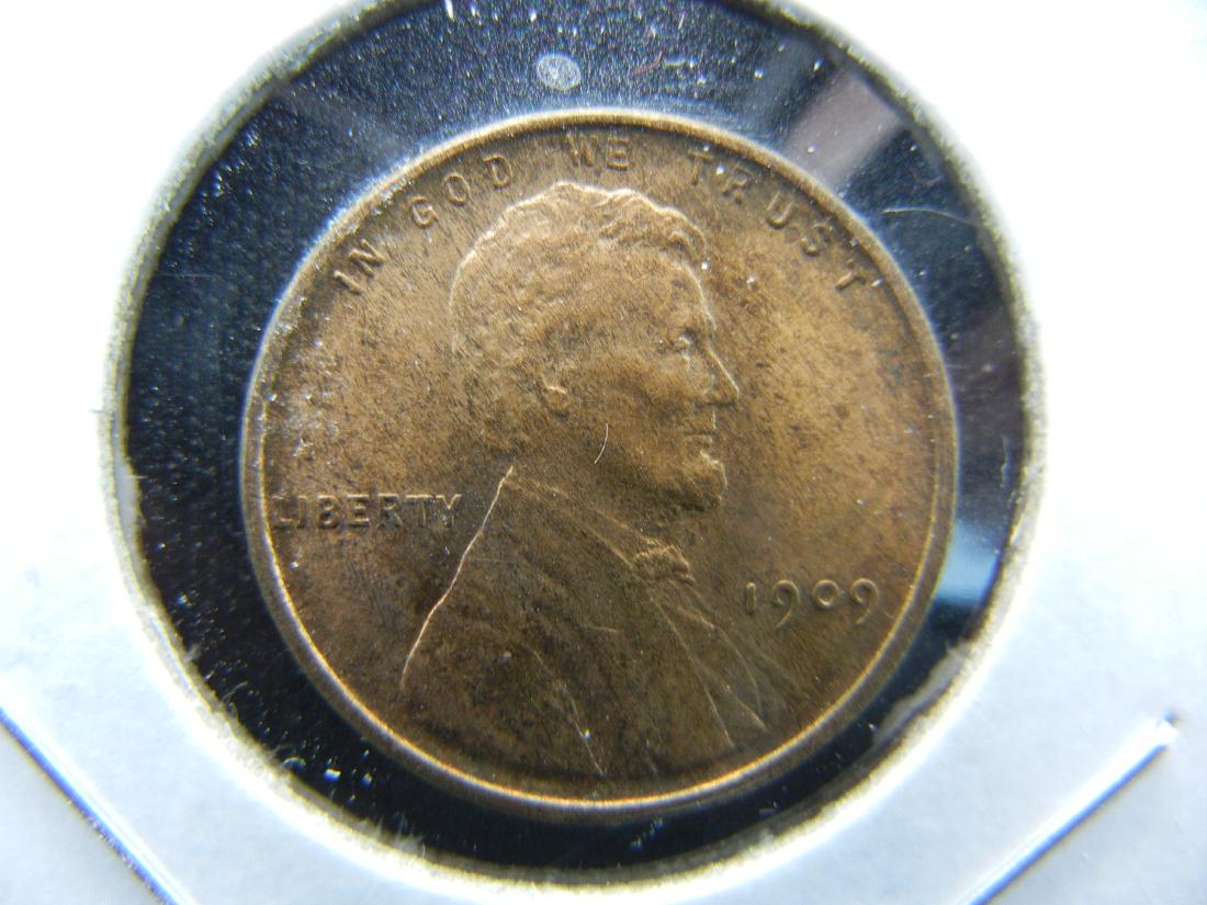 1909-VDB Lincoln One Cent .  Nice UNC. (1 of 3)