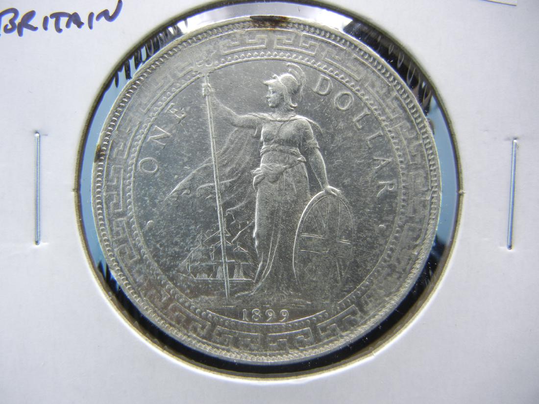 1899-B Great Britain Trade Dollar.  XF+.  Scarce (1 of 3)