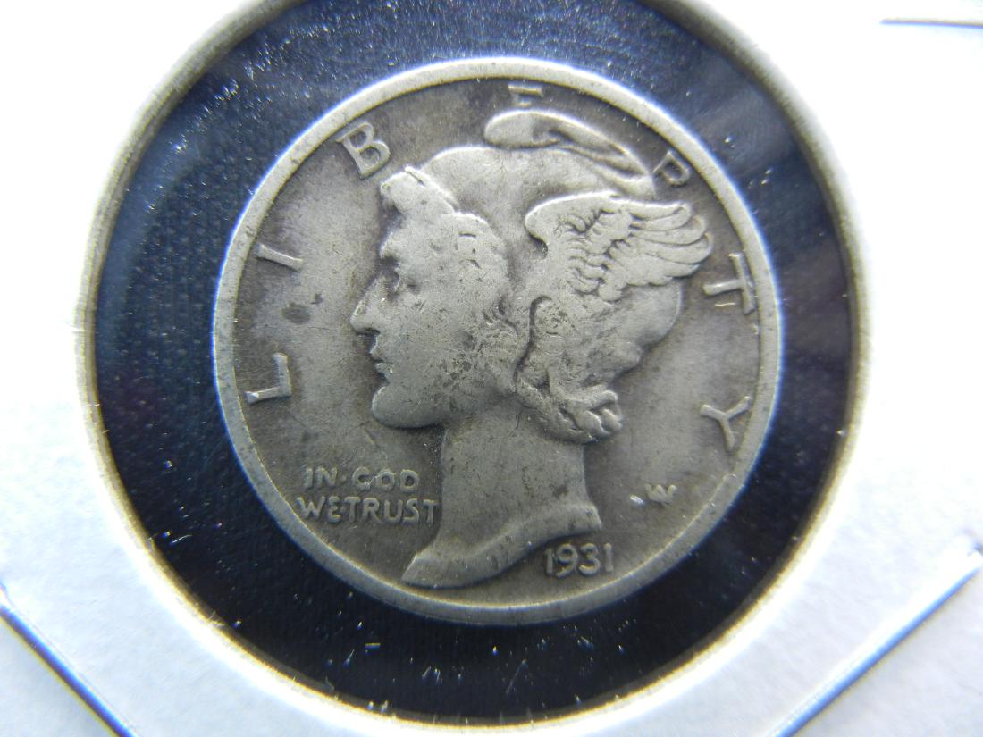 1931-S Mercury Dime .  XF. (1 of 3)