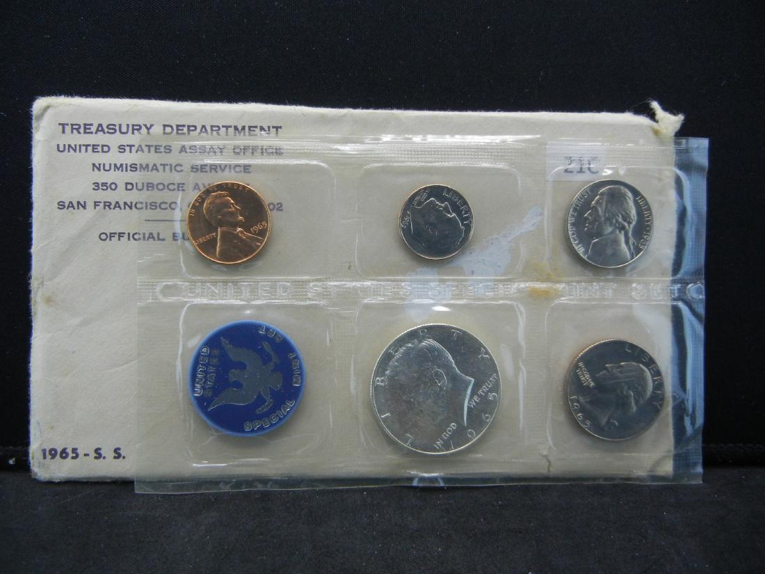 1965 Mint Set.  Original Mint Package (1 of 3)