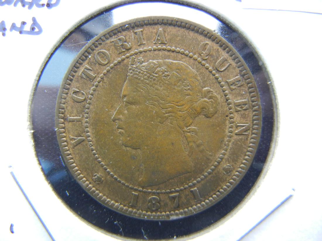 1871 Prince Edward Island One Cent . Scarce. 1 Year: 1871 Prince Edward Island One Cent . Scarce. 1 Year Issue.
