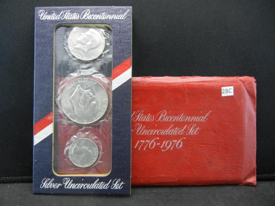 1976 3 Piece Silver Mint Set.  Original Mint Package (1 of 3)