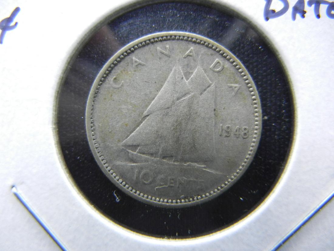 1948 Canada Dime .  Key date.  VF (1 of 3)