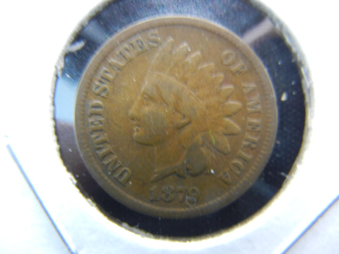 1879 IndianOne Cent .  Fine+ (1 of 3)
