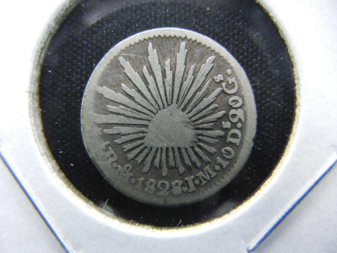 1828 Mexico 1/2 Real.  Scarce. (1 of 3)