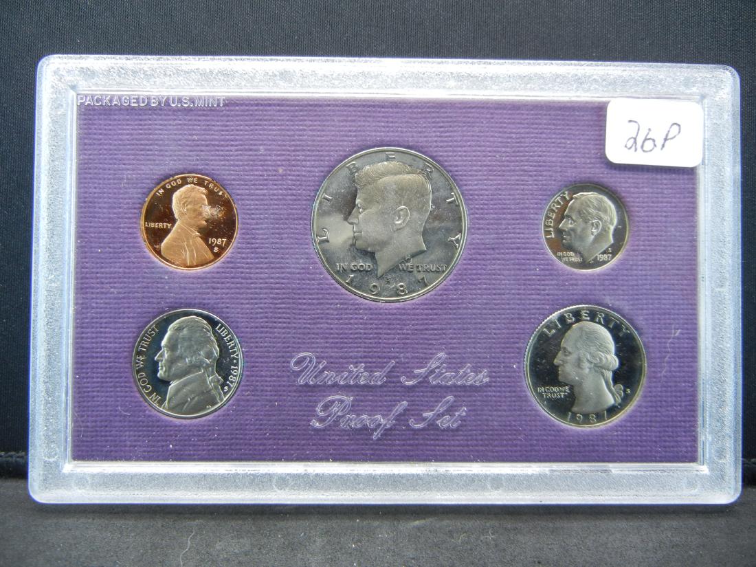 1987 United States Proof Set No Box (1 of 2)