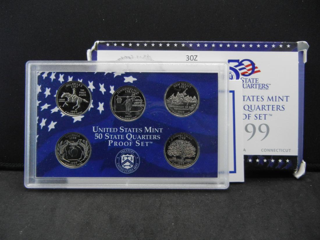 1999 United States Mint 50 State Quarters Proof Set (1 of 4)