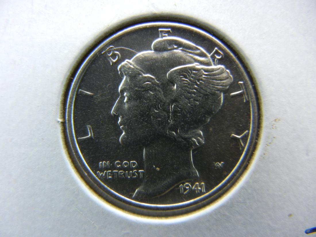 1941 Mercury Dime Choice BU (1 of 3)