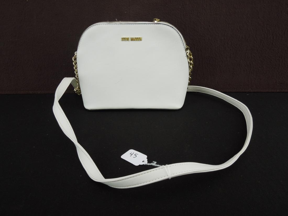 New STEVE MADDEN White pocketbook Some Stains: New STEVE MADDEN White pocketbook Some Stains