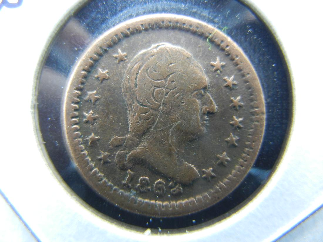 1863 Civil War Token.  "Union For Ever" (1 of 3)