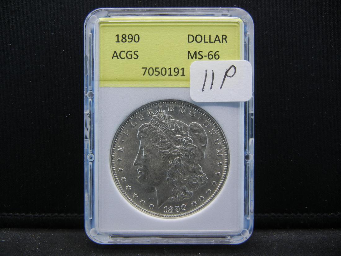 1890 Morgan Dollar ACGS MS66 (1 of 4)