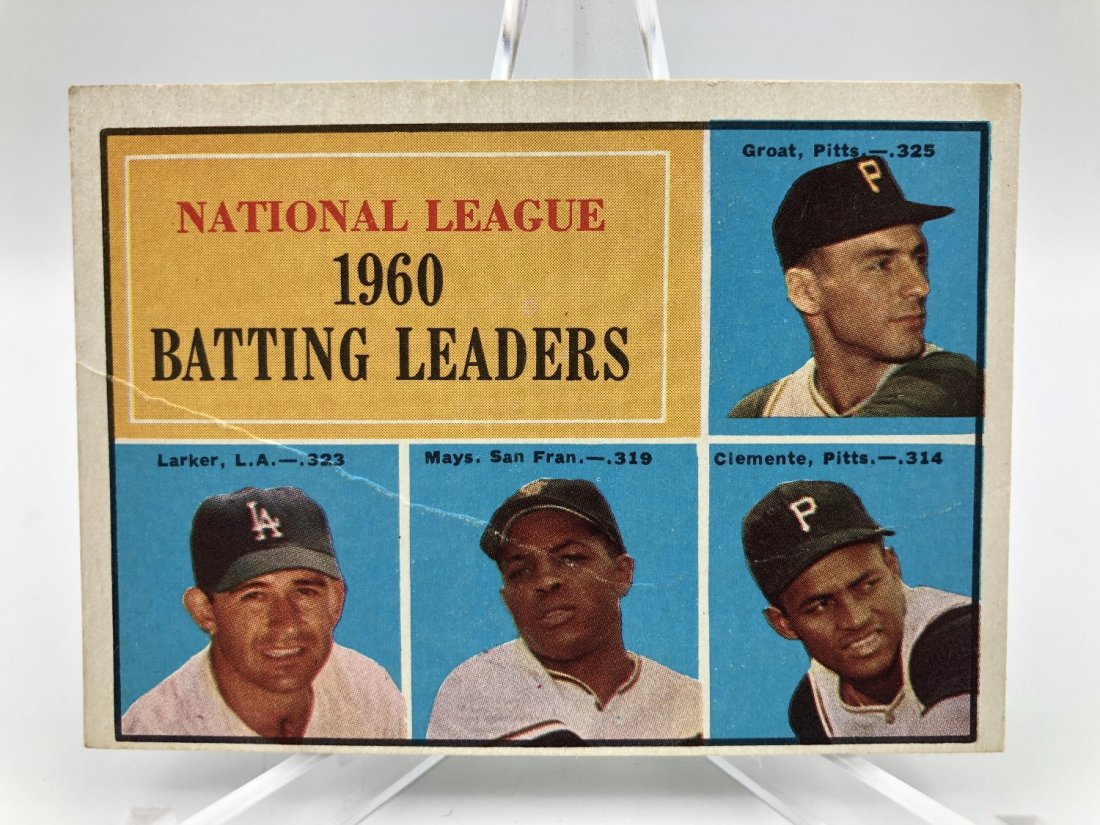 1961 Topps NL Batting Leaders #41 - Willie Mays, (1 of 2)