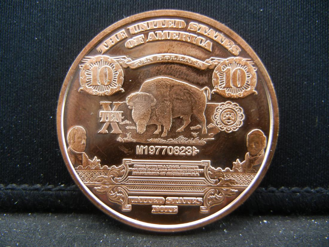 Buffalo Copper. 999 Fine (1 of 2)