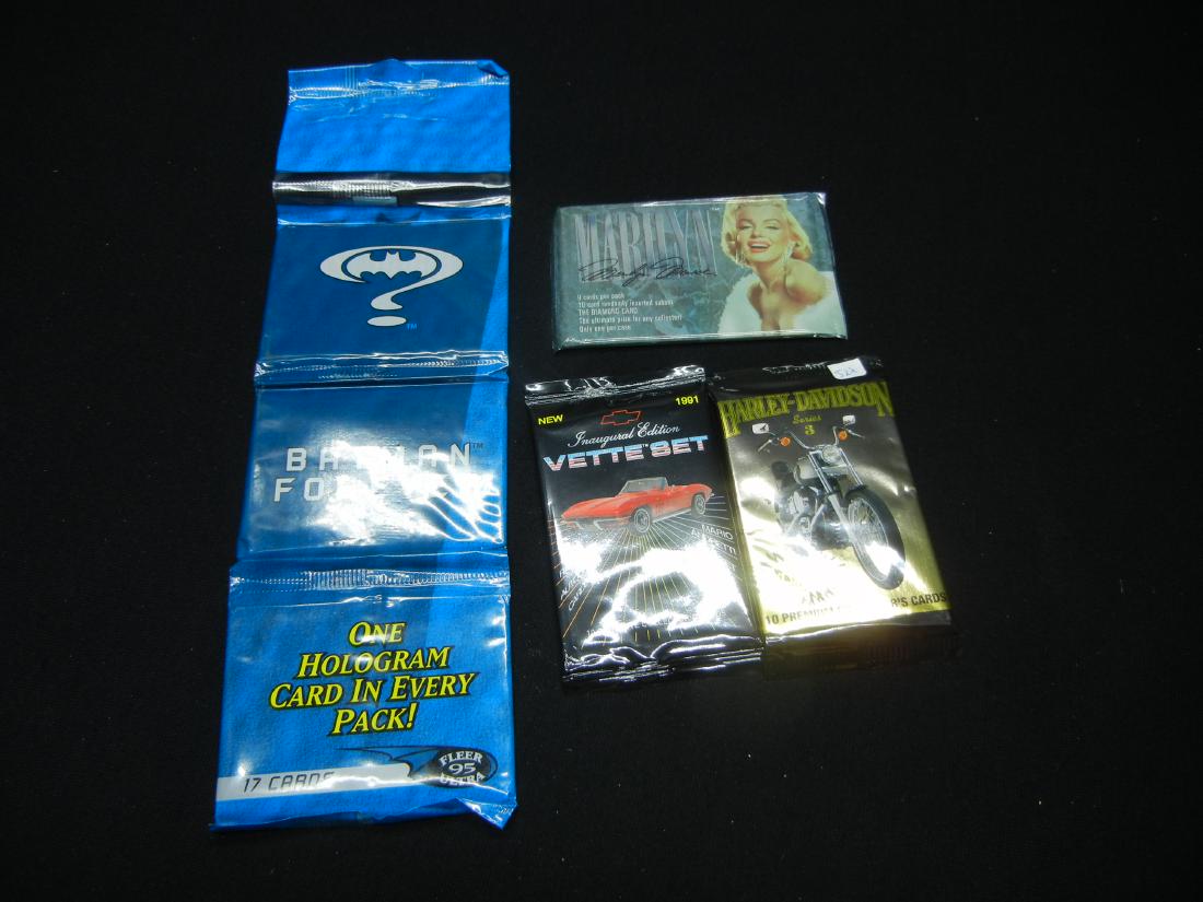 (4) AMAZING TRADING CARDS (BATMAN FOREVER/HARLEY (1 of 9)
