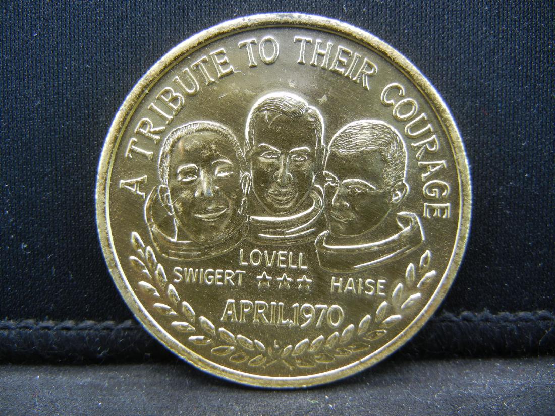 1970 "APOLLO XIII/LOVELL-SWIGERT-HAISE", UNCIRCULATED, (1 of 2)