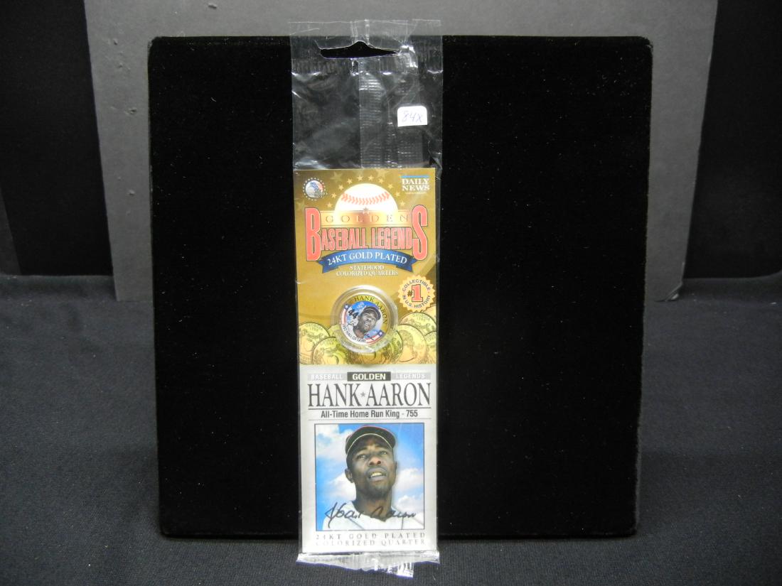 (BASEBALL LEGEND'S/HANK AARON-1982 HALL OF FAME HOME (1 of 3)