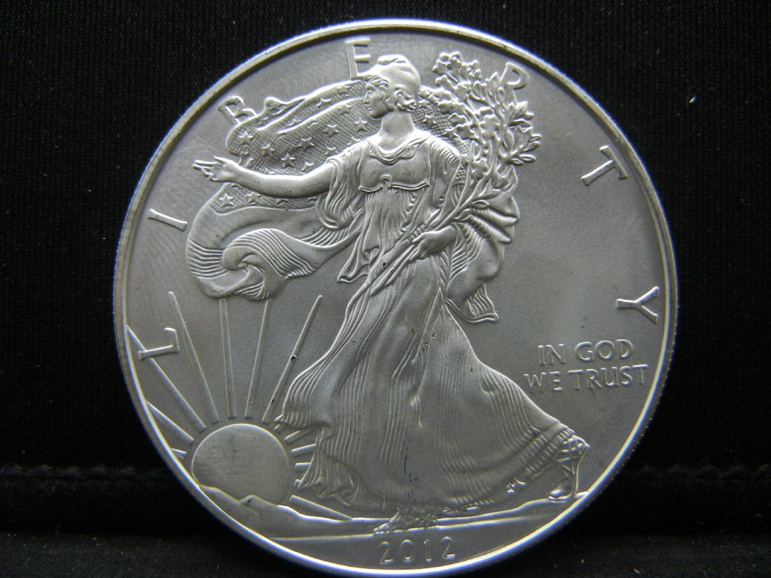 2012 American Silver Eagle CHOICE BU (1 of 2)