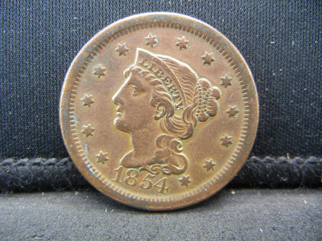 1854 US Large Cent (1 of 2)