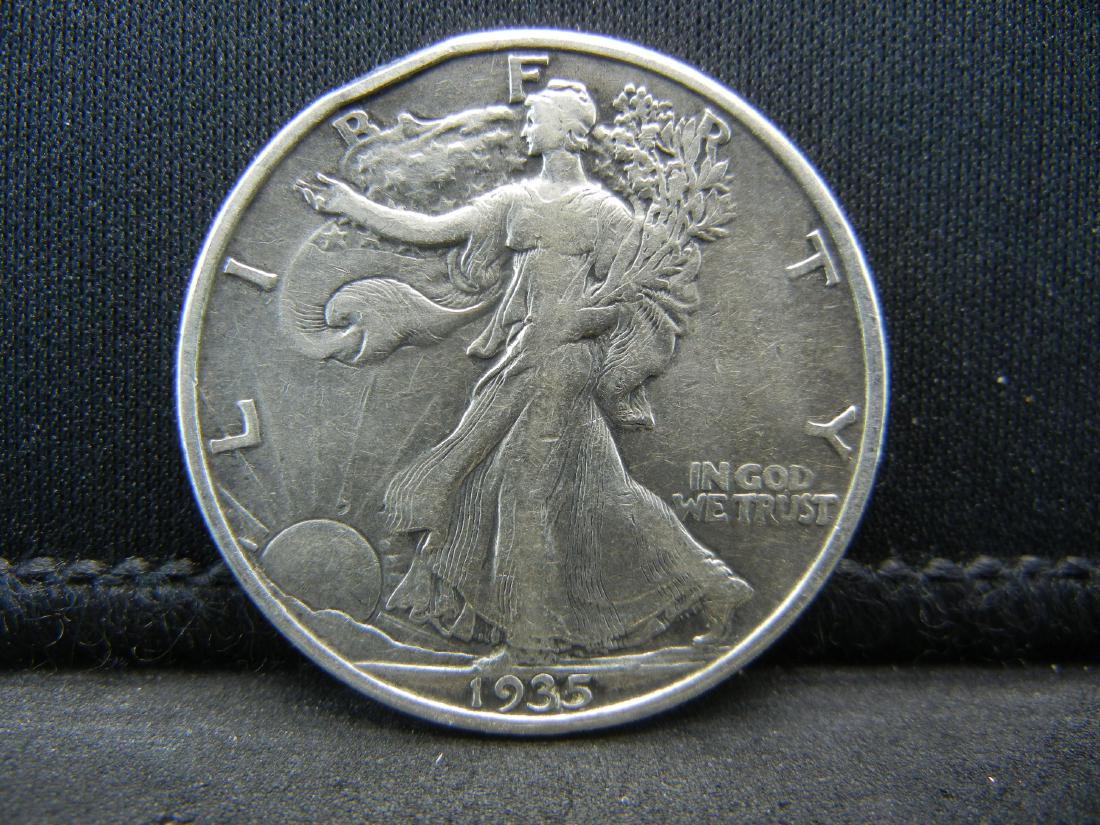 1935-S SILVER LIBERTY (90%) HALF, ONLY 3.8 MILL: 1935-S SILVER LIBERTY (90%) HALF, ONLY 3.8 MILL MINTED/84 YRS OLD, GREAT DEPRESSION ERA, INCREDIBLE COIN!
