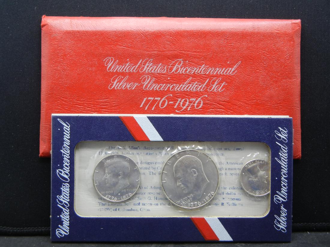 1976 United States Bicentennial Silver Uncirculated Set (1 of 3)