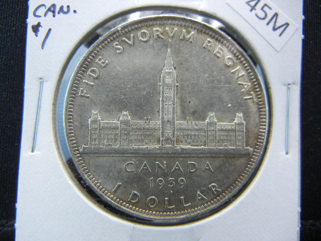 1939 Canada One Dollar.  XF+. (1 of 3)