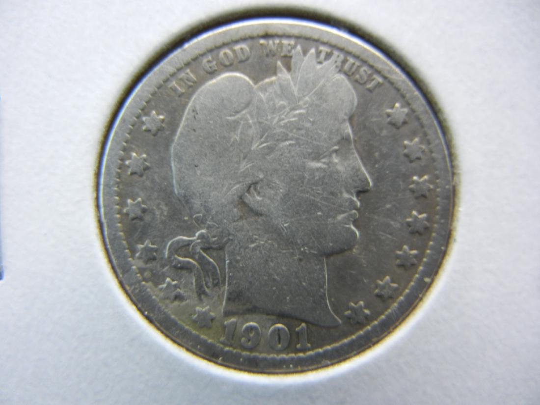 1901 Barber Quarter Very Good (1 of 3)