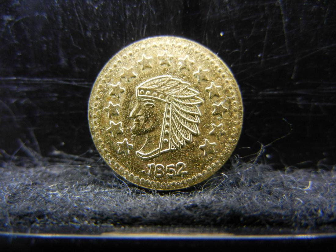 1852 Clad California Gold Token (1 of 2)