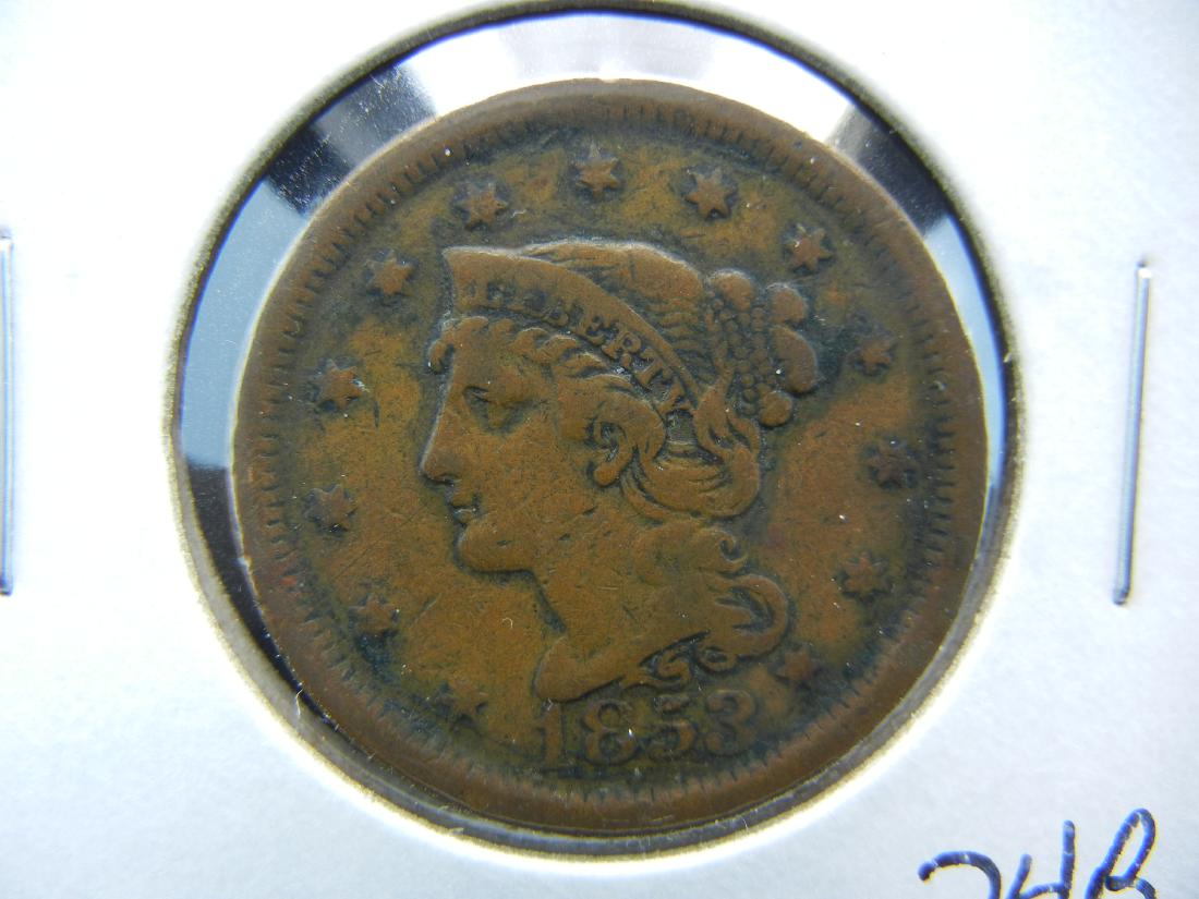 1853 Large Cent: 1853 Large Cent