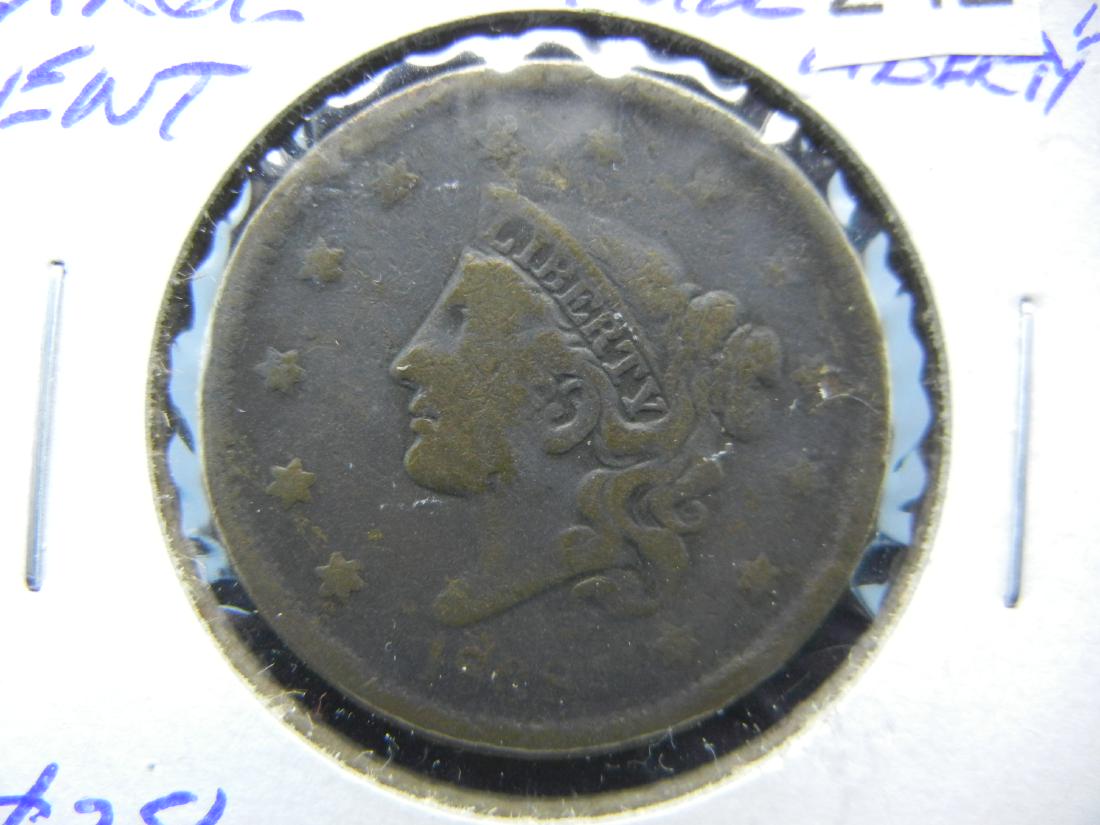 1838 US Large Cent (1 of 3)