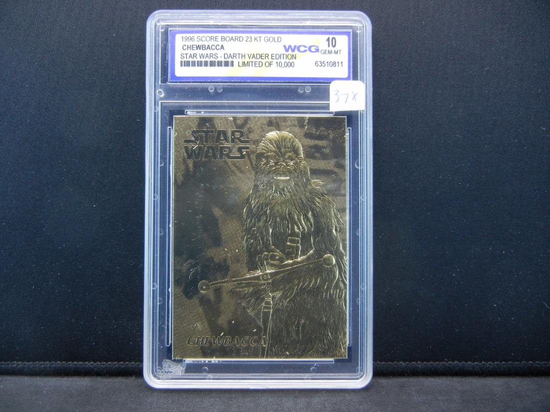 STAR WARS "CHEWBACCA/DARTH VADER EDITION", 23K GOLD, (1 of 4)