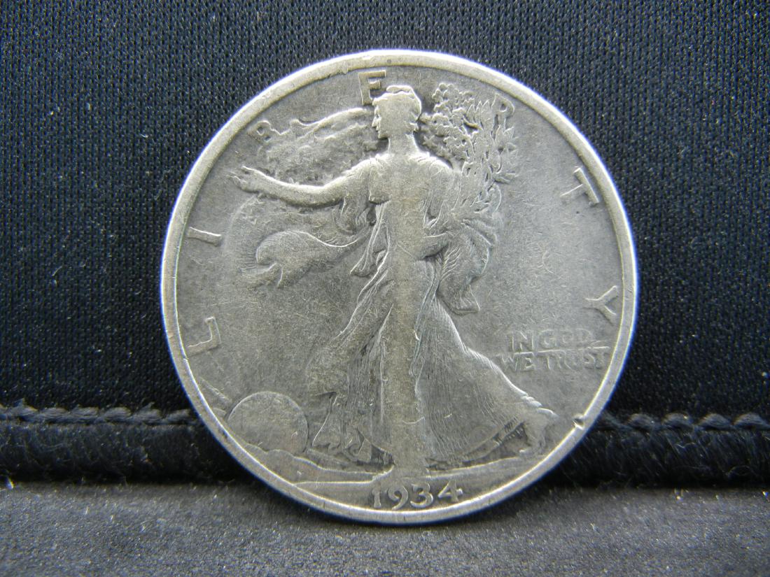 1934 SILVER LIBERTY (90%) HALF, (ONLY 6.9 MILL EVER: 1934 SILVER LIBERTY (90%) HALF, (ONLY 6.9 MILL EVER MINTED), 85 YRS OLD, INCREDIBLE COIN!