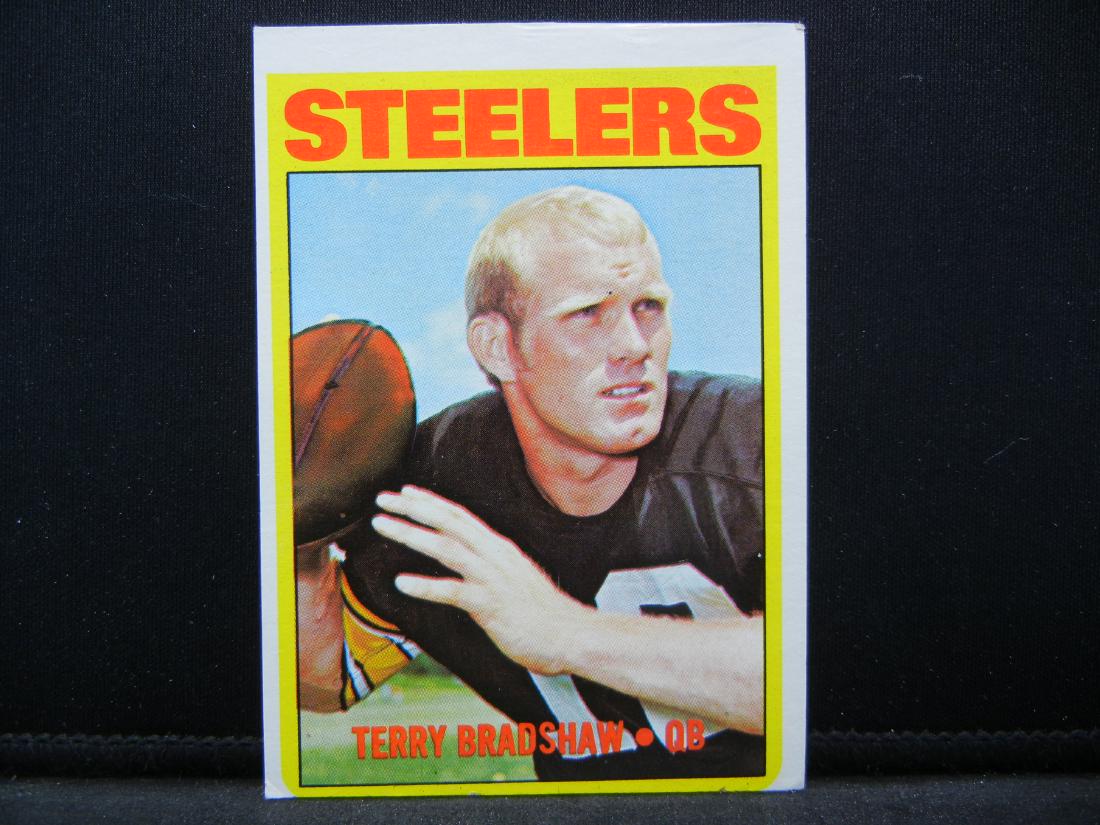 1972 Topps #150 Terry Bradshaw Hall of Famer (1 of 2)
