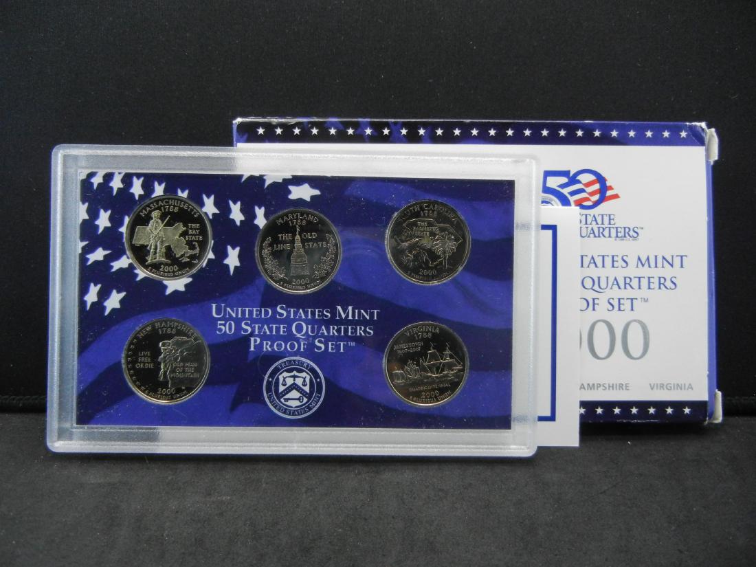 2000 US Mint 50 State Quarter Proof Set (1 of 4)