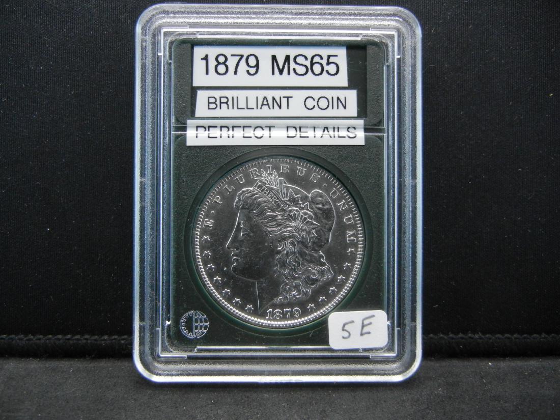1879 Morgan Silver Dollar MS65  Amazing Details (1 of 4)
