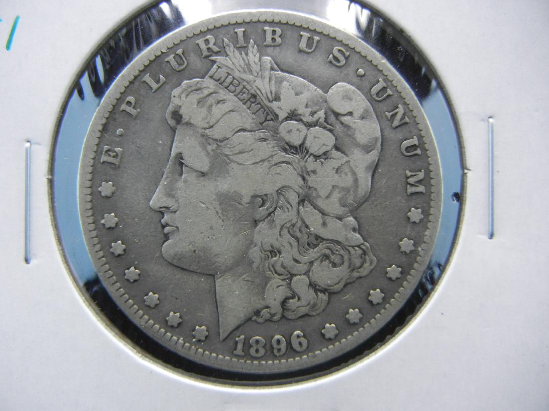 1896-S Morgan Silver Dollar. Scarce Date. (1 of 3)