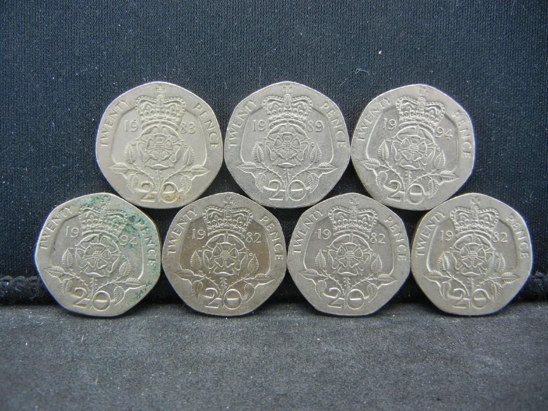 (7) Mixed Date Foreign Coins (1 of 2)