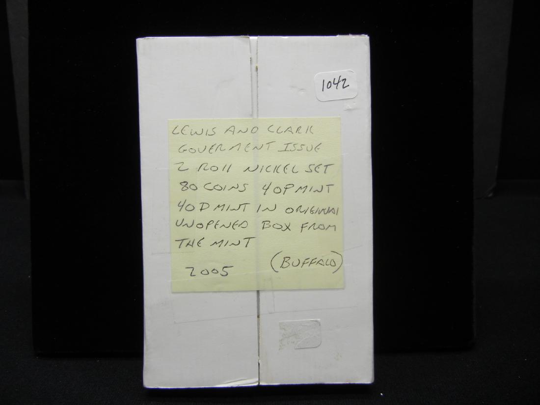 2004 P&D Keelboat Lewis and Clark Nickel 2 Roll Set - (1 of 3)