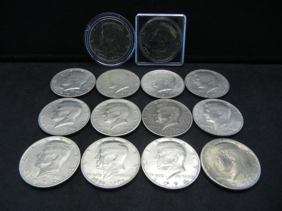 14 Mixed Date Kennedy Half Dollar (1 of 5)