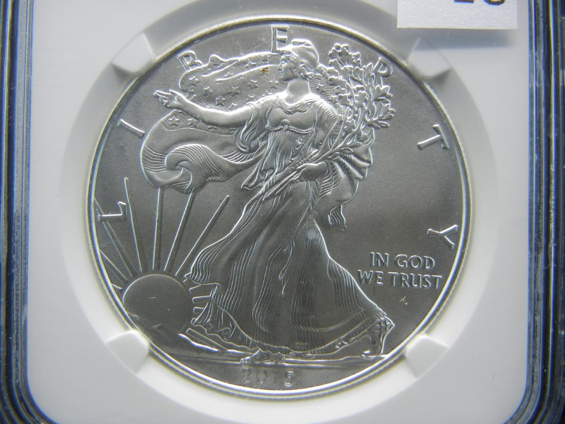 2015-S NGC MS70 American Silver Eagle (1 of 3)