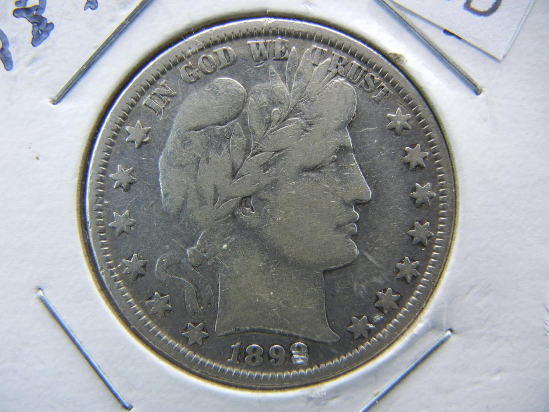 1898 Barber Half Dollar (1 of 3)