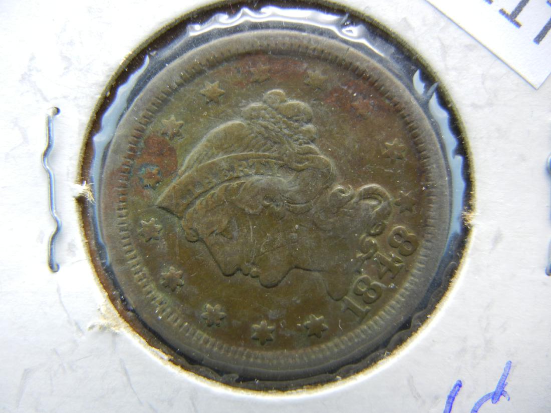 1848 US Large Cent (1 of 3)