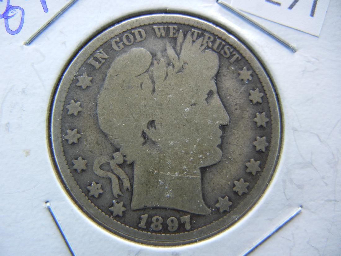 1897 Barber Half Dollar (1 of 3)