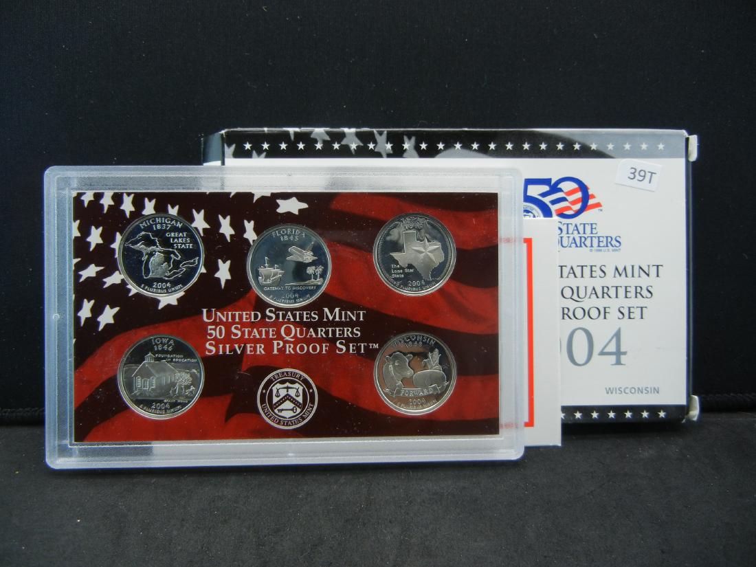 2004 United States Mint 50 State Quarters Silver Proof (1 of 4)
