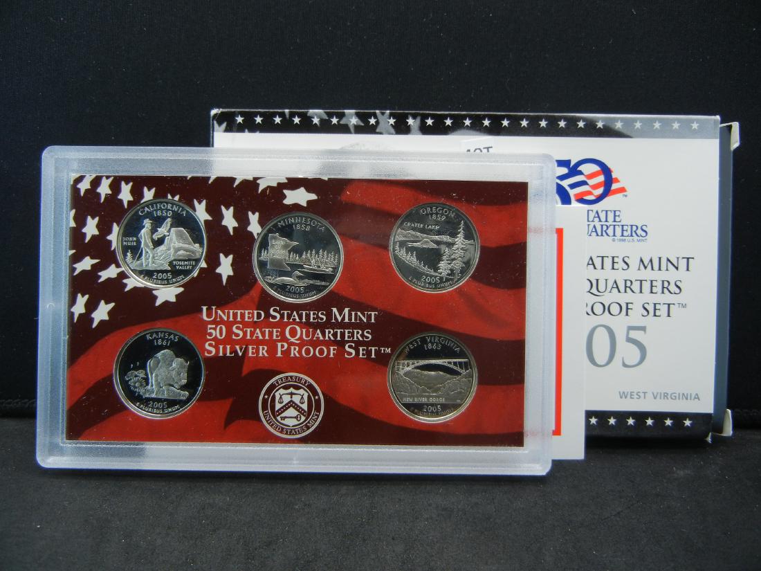 2005 United States Mint 50 State Quarters Silver Proof (1 of 4)