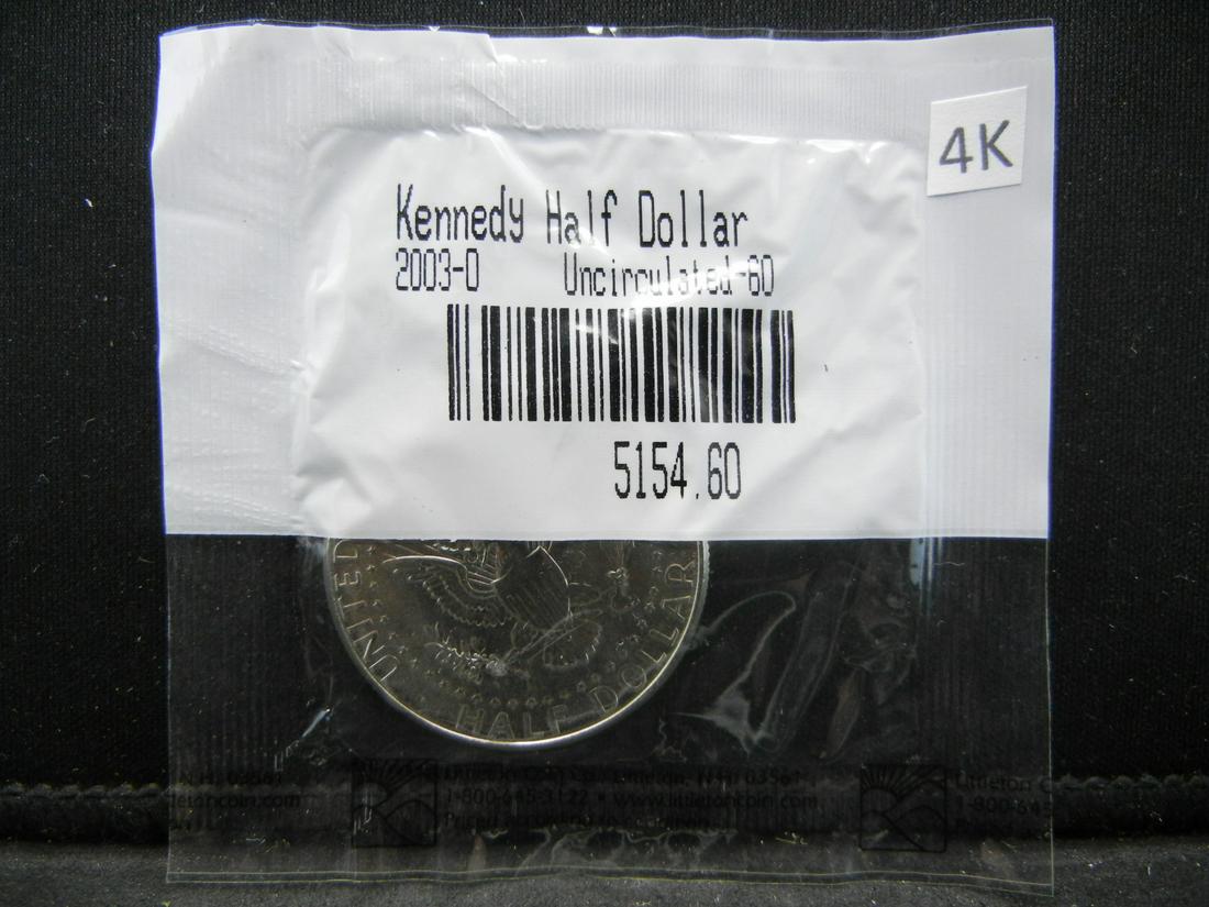 2003-D Kennedy Half Dollar, Graded Uncirculated by (1 of 3)