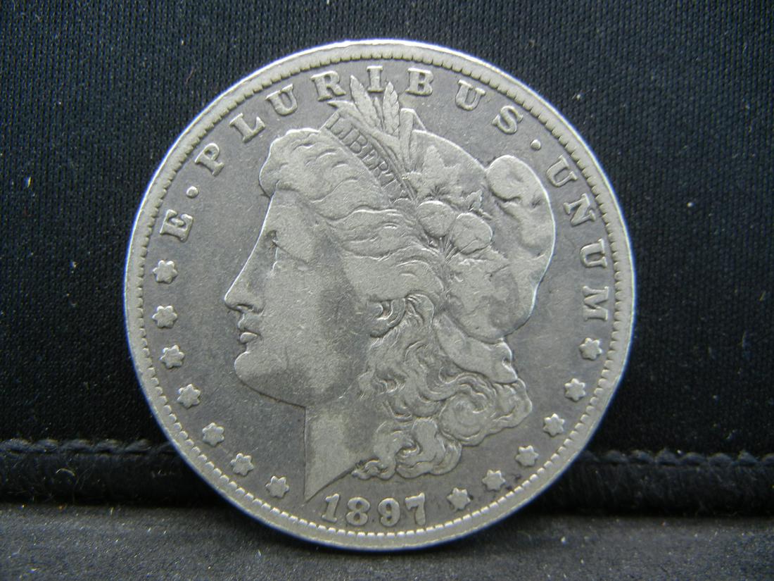 1897-O Morgan Silver Dollar. Better Date (1 of 2)