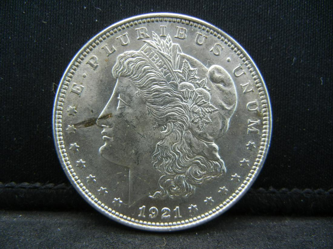 1921 Morgan Silver Dollar CH BU (1 of 2)