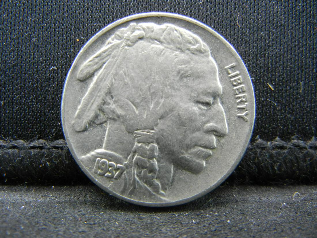 1937 Buffalo Nickel AU Nice Luster (1 of 2)